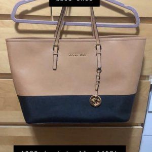 Michael Kors two toned tote bag